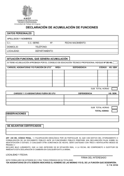 datos personales - Utu