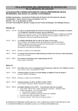 APFA Encuentros 2014.doc - Asociaci&oacute;n de profesores de franc&eacute;s