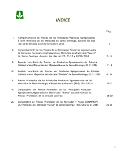 Informe de Precios Interdiarios 03-11-2014