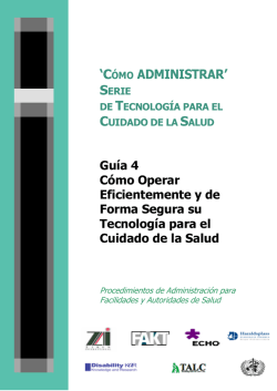 „CÓMO ADMINISTRAR‟ - Health Partners International