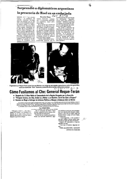 C&oacute;mo Fusilamos al Che: General Reque-Ter&aacute;n