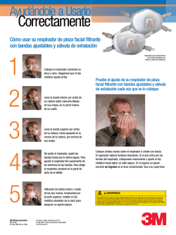 Cómo usar su respirador de pieza facial filtrante con bandas - 3M