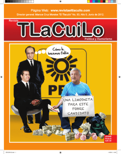 UNA LIMOSNITA PARA ESTE POBRE CANDIDATO Cómo le
