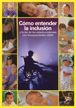C&oacute;mo entender la inclusi&oacute;n - Florida Directory of Early Childhood