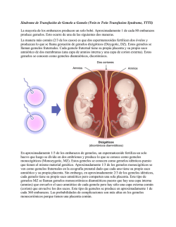 &iquest;C&oacute;mo se diagnostica el S&iacute;ndrome de Transfusi&oacute;n de gemelo a