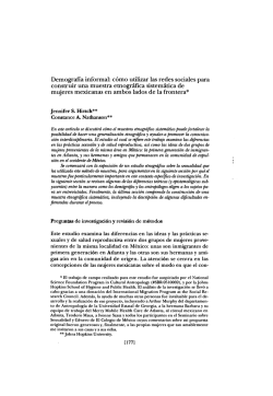 Demografía informal: cómo utilizar las redes sociales para construir
