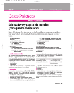 Saldos a favor y pagos de lo indebido,¿cómo pueden - IDConline