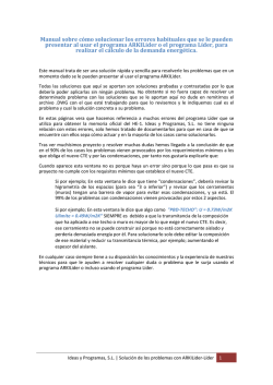 Manual sobre c&oacute;mo solucionar los errores habituales que se le