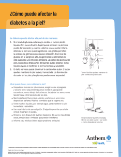 &iquest;C&oacute;mo puede afectar la diabetes a la piel? - Anthem
