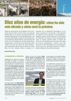 Diez años de energía: cómo ha sido - Blog de Energesis