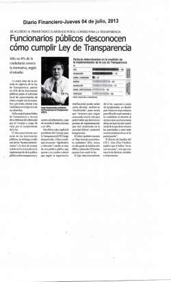 Funcionarios p&uacute;blicos desconocen c&oacute;mo cumplir Ley de