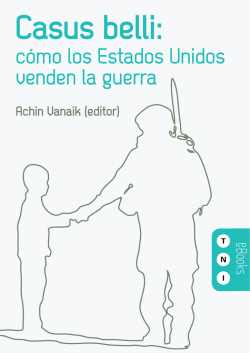 cómo los Estados Unidos venden la guerra - Transnational Institute