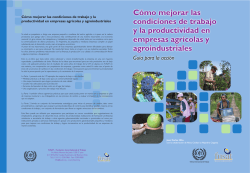 Cómo mejorar las condiciones de trabajo y la productividad en - OIT