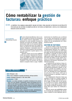 Cómo rentabilizar la gestión de facturas: enfoque práctico - Jggomez