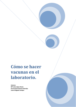 Cómo se hacer vacunas en el laboratorio. - libroslaboratorio
