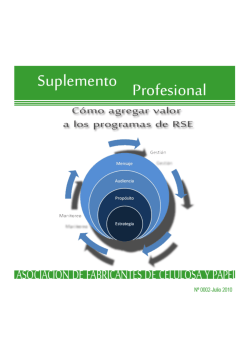 Suplemento Profesional - Cómo agregar valor a los - AFCP