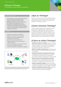 VMware ThinApp ¿Qué es ThinApp? ¿Cómo funciona ThinApp
