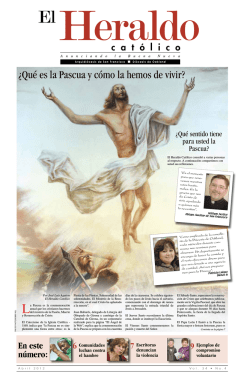 ¿Qué es la Pascua y cómo la hemos de vivir? - El Heraldo Catolico