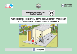 Conozcamos las partes, c&oacute;mo usar, operar y mantener el m&oacute;dulo
