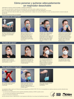 Cómo ponerse y quitarse adecuadamente un respirador desechable