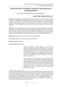 Negociaci&oacute;n y ret&oacute;rica: por qu&eacute; argumentar y c&oacute;mo hacerlo