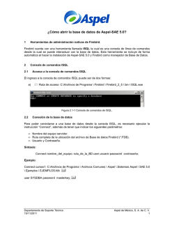 Cómo abrir las bases de datos_SAE50FK14Nov_Ric15Nov - Aspel