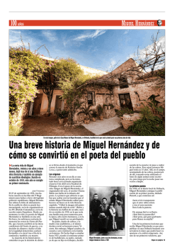 Una breve historia de Miguel Hernández y de cómo se convirtió en