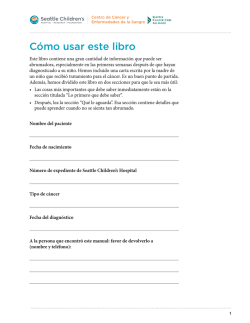 Cómo usar este libro - Seattle Children's