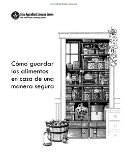 Cómo guardar los alimentos en casa de una manera segura