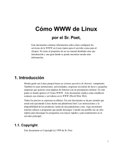 Cómo WWW de Linux
