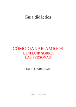Gu&iacute;a did&aacute;ctica C&Oacute;MO GANAR AMIGOS - Libros de texto gratis