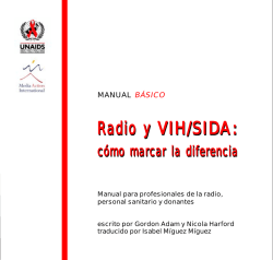 MANUAL BÁSICO Radio y VIH/SIDA : cómo marcar la diferencia