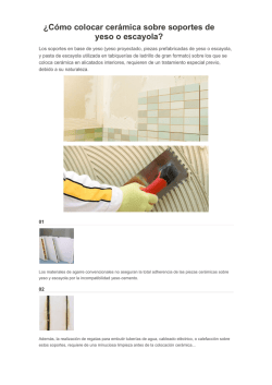 &iquest;C&oacute;mo colocar cer&aacute;mica sobre soportes de - Pavimarsa Online