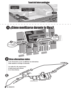 &iquest;C&oacute;mo movilizarse durante la Obra?