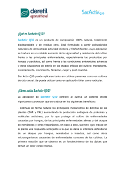 &iquest;Qu&eacute; es SarActiv Q30? &iquest;C&oacute;mo act&uacute;a SarActiv Q30? - Deretil