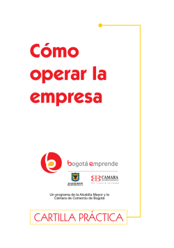 C&oacute;mo operar la empresa - BIENESTAR INSTITUCIONAL