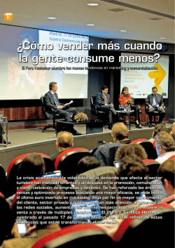 ¿Cómo vender más cuando la gente consume menos? - Hosteltur.com