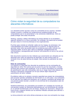 C&oacute;mo violan la seguridad de su computadora los - Unicaja