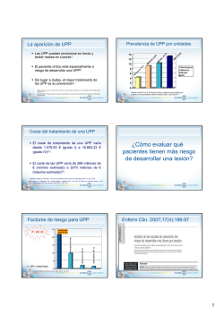&iquest;C&oacute;mo evaluar qu&eacute; pacientes tienen m&aacute;s riesgo de desarrollar una