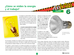 &iquest;C&oacute;mo se miden la energ&iacute;a y el trabajo?