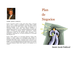 Cómo armar un plan de negocios - Samir Azrak Nakkoul