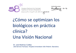 &iquest;C&oacute;mo se optimizan los &iquest;C&oacute;mo se optimizan los biol&oacute;gicos en