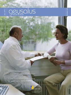 Cómo entender un informe de anatomía patológica - Geicam