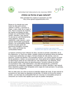 &iquest;C&oacute;mo se forma el gas natural - PlanetSEED