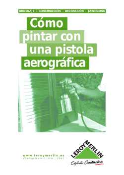 Cómo pintar con una pistola aerográfica - UPNFM