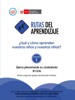 &iquest;Qu&eacute; y c&oacute;mo aprenden nuestros ni&ntilde;os y nuestras ni&ntilde;as?