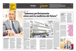 &ldquo;sabemos perfectamente c&oacute;mo ser&aacute; la medicina del - Grupo Gamma