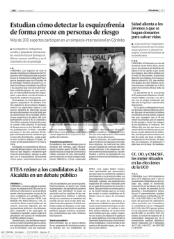 Estudian cómo detectar la esquizofrenia de forma precoz en