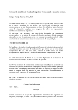1 Entender la Insuficiencia Cardiaca Congestiva: Cómo, cuando y