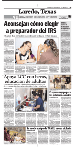 Aconsejan cómo elegir a preparador del IRS - El Mañana de Nuevo